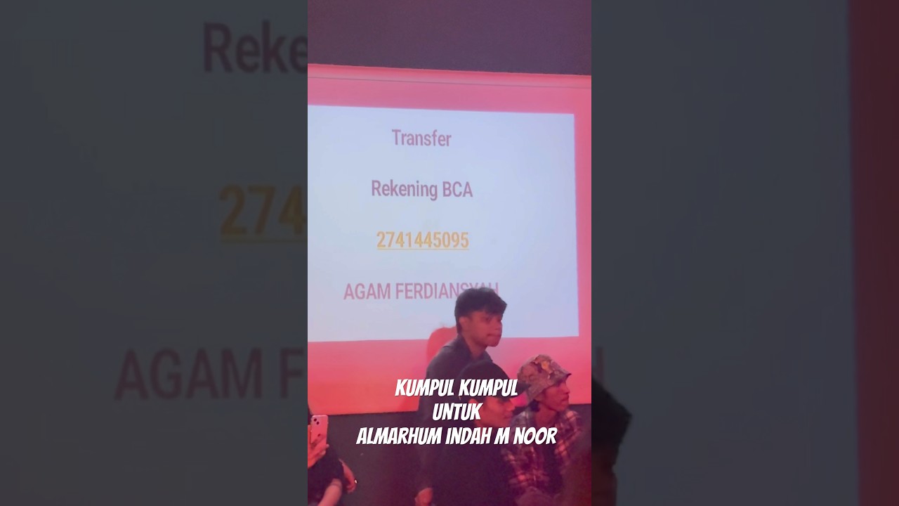 Kumpul kumpul Untuk Almarhum Indha M Noor dengan Back Sound aransemen Musiknya sendiri
