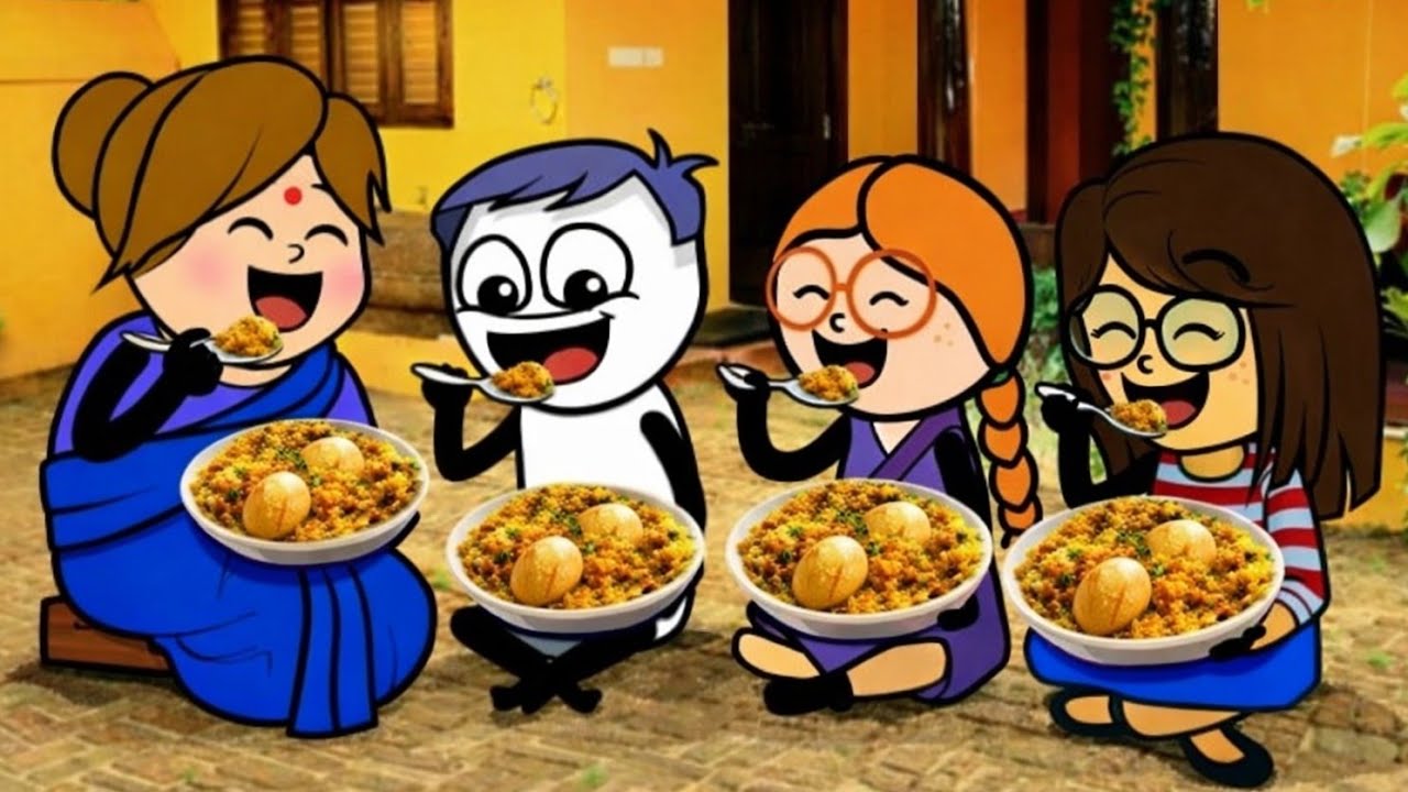 😍😍முட்டை பிரியாணி செய்து குடும்பத்துடன் சாப்பிடும் ராணி. #shorts #kanyakumarislang #umacartoon #tvk