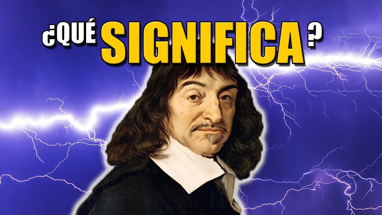 PIENSO; LUEGO EXISTO: cogito, ergo sum 😮 El cogito cartesiano explicado!!
