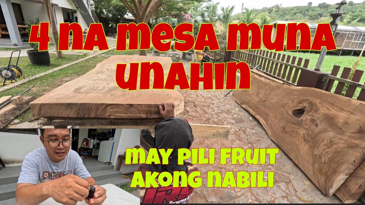 Medyo matatagalan pa ang mga mesa | Pinatukim ko ang pili sa kanila