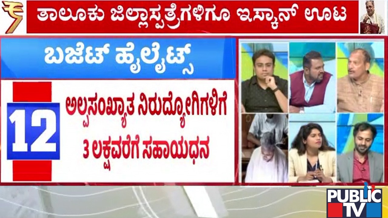 Discussion With Congress, BJP and Chartered Accountant On Karnataka Budget 2026