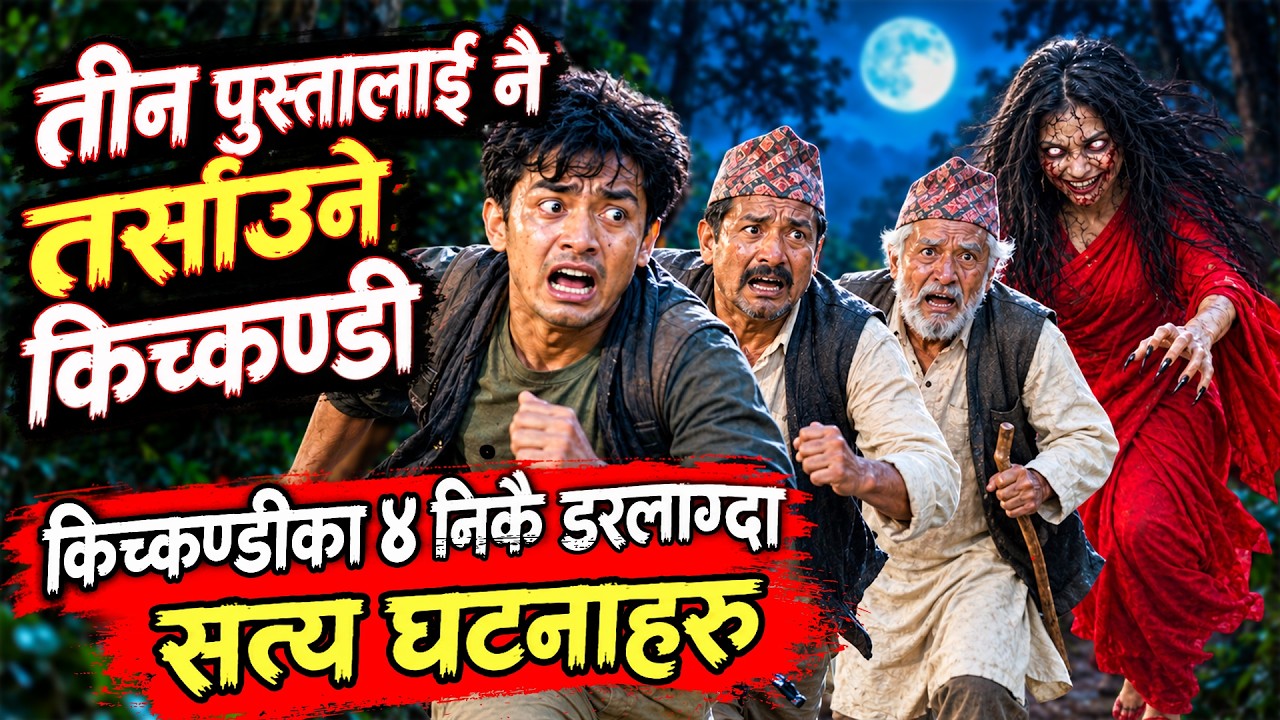 किच्कण्डी ४ डरलाग्दा सत्य घटनाहरु | Nepali Horror Podcast | Real Horror Stories of Kichkand