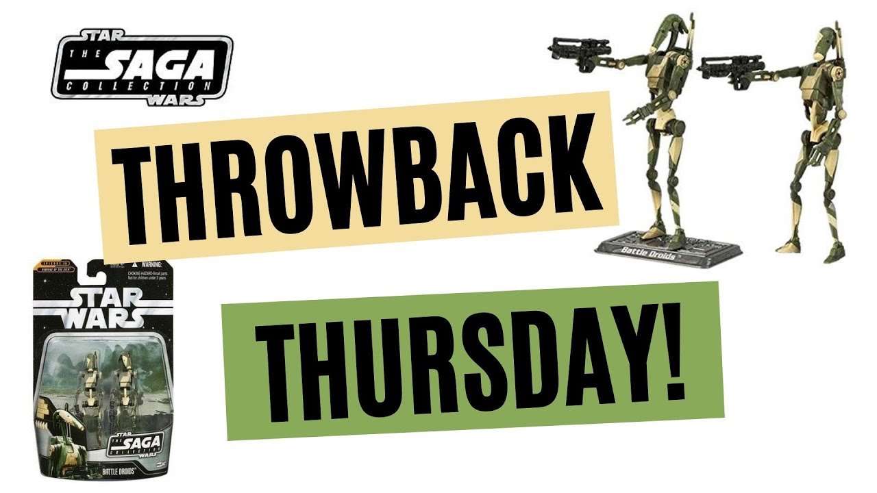 Star Wars Saga Collection Battle Droids (Kashyyyk Battle Droids)