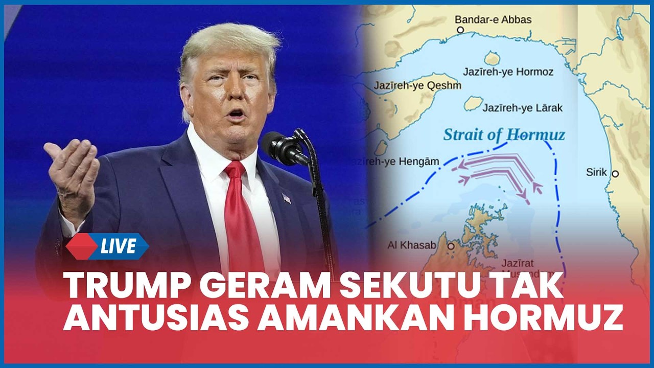 Trump Tagih Balas Budi Negara-negara Barat, Geram Sekutu Tak Antusias Amankan Selat Hormuz