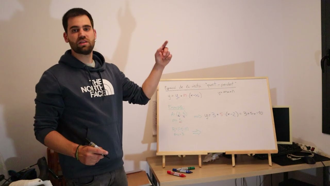 Equació de la recta punt pendent (3r d'ESO - Funcions)