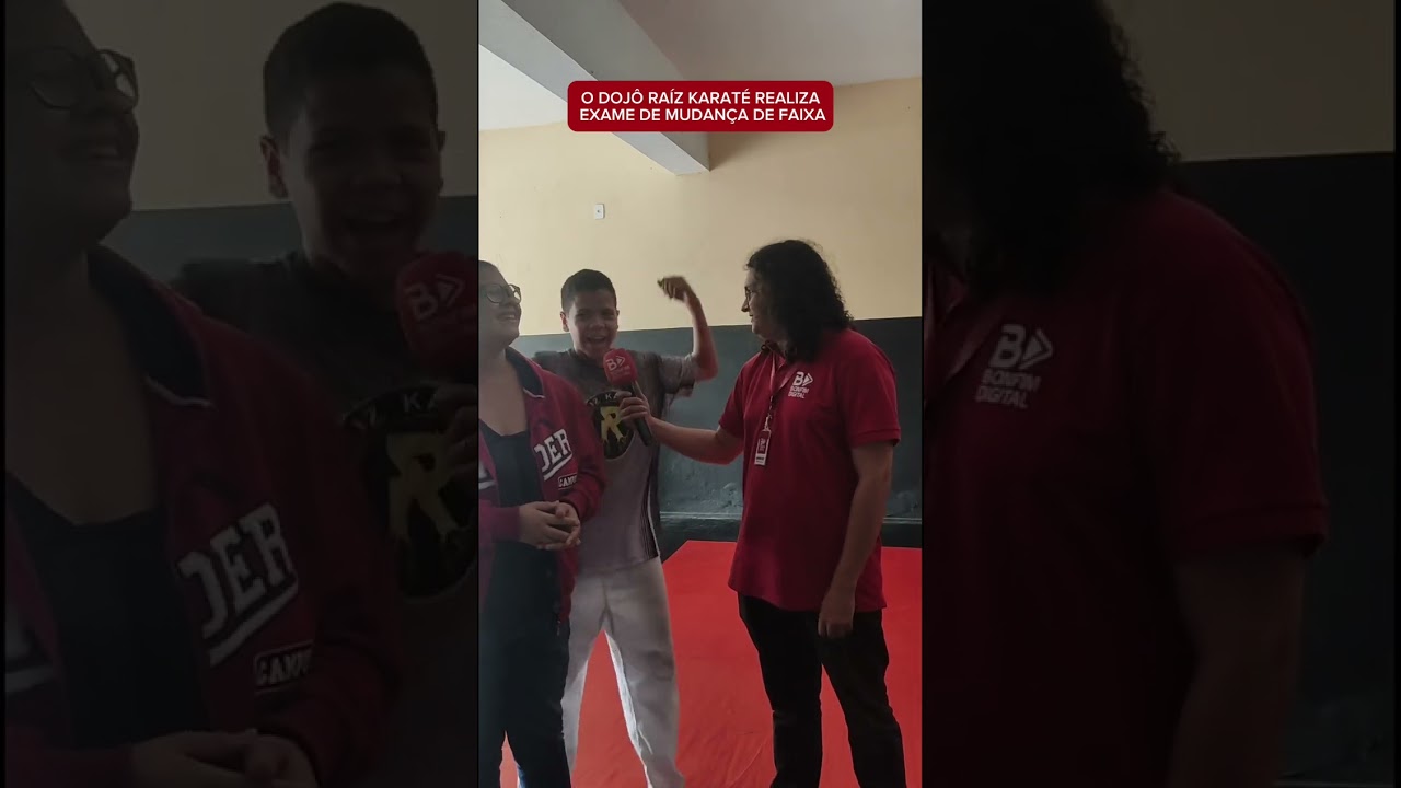 Exame de faixa no Dojô da equipe Raíz Karatê de Senhor do Bonfim - [Esporte Regional]
