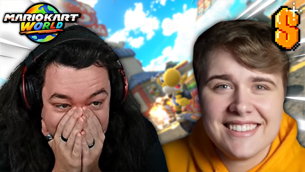 The FUNNIEST MARIO KART WORLD Lobby! W/ The SQUAD