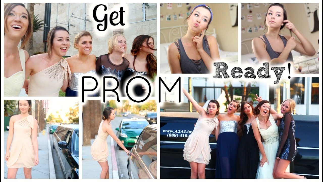 Getting Prom Ready! Hair, Makeup & Dress!