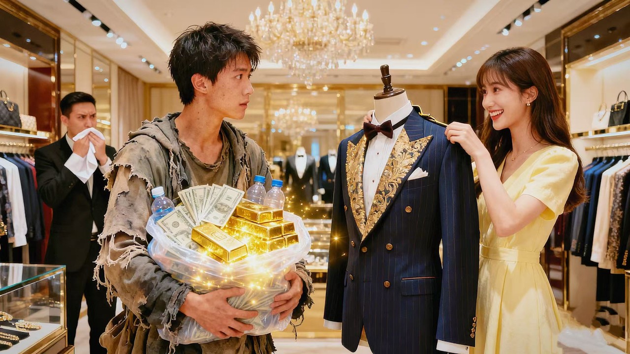 【全集】頂級富豪喬裝成窮乞丐試探未婚妻，怎料她竟花光積蓄爲給他買新衣！富豪徹底淪陷，隔天百輛頂級豪車迎她進豪門寵上天！#短剧 #逆袭  #爽文#甜寵