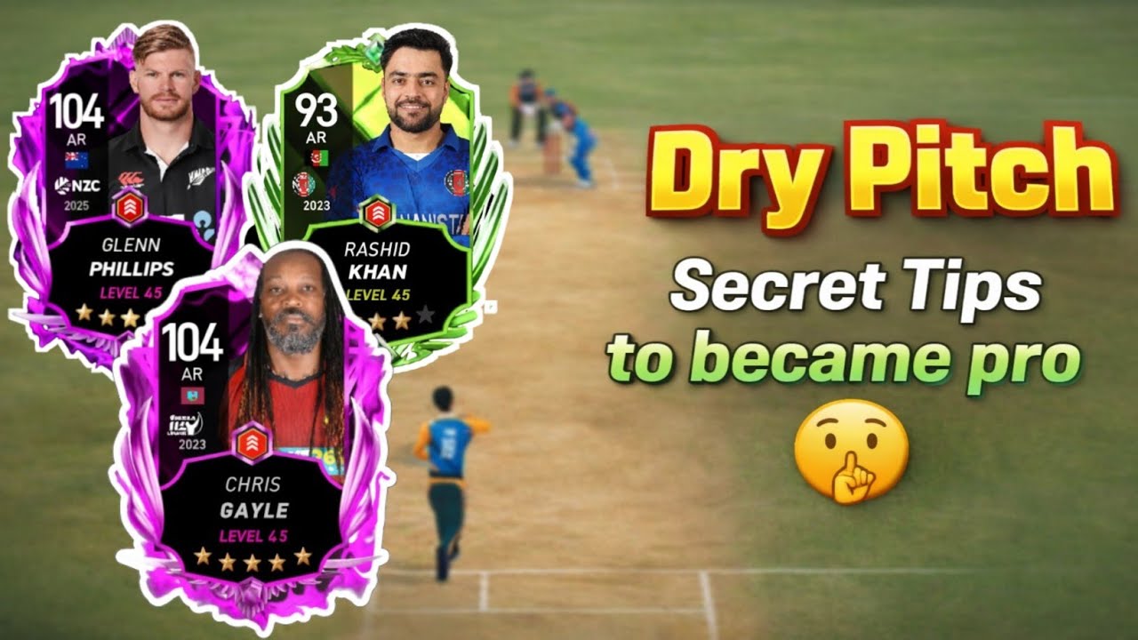 Dry Pitch Secret Tips that nobody will tell you 🤫 | Dream cricket 25 #dreamcricket25 #tipsandtricks 