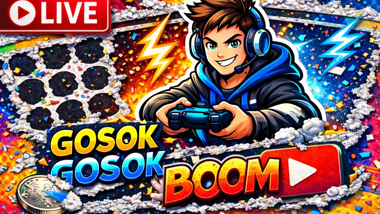 [🔴DAY 2] GOSOK BOOM LAGI di BULAN PUASA!! #gosoktengkorak #gosokboom #tiktikboom
