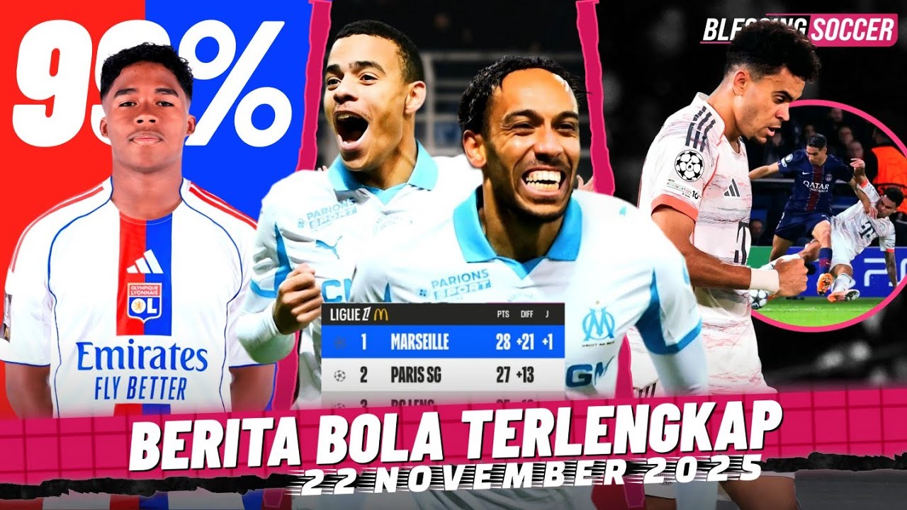 Auba & Greenwood ON FIRE! Marseille GUSUR PSG 🔥 Endrick 99% ke Lyon 🤝 Luis D&iacute;az DISKOR 3 Laga