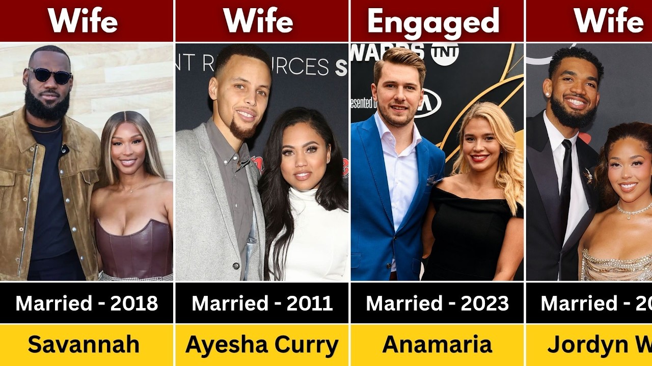 Famous NBA Players & Their Beautiful Wives/Girlfriends ❤️