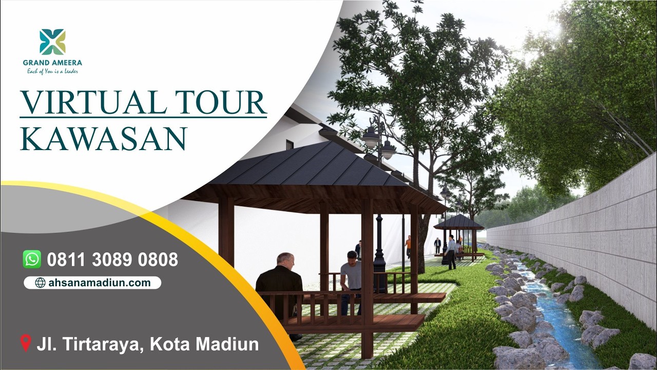 Jogging Track & Sungai Alami di Dalam Kompleks? Intip Mewahnya Fasum Grand Ameera Ahsana Madiun! ✨