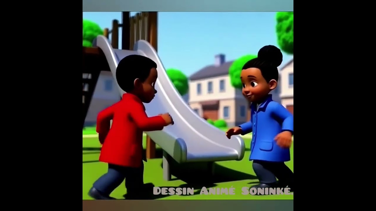 😁Les enfants partent jouer au parc malgré 🧊