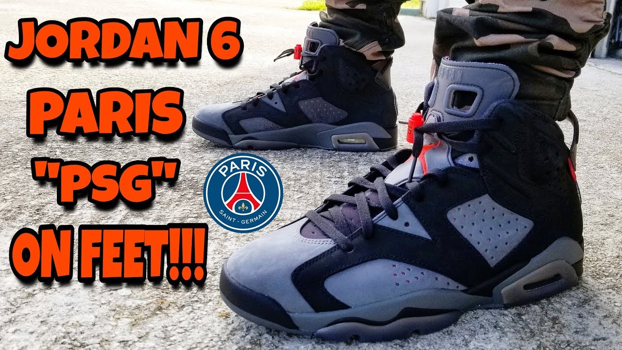 WHO COPPED TODAY??? JORDAN 6 PSG PARIS ON FEET REVIEW!!!