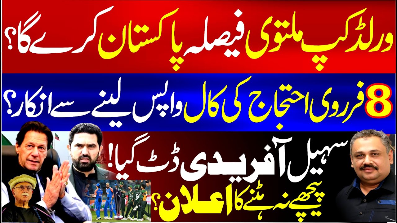 World Cup Delay Decision by Pakistan | Feb 8 Strategy Confirmed – No Step Back | Rana Azeem