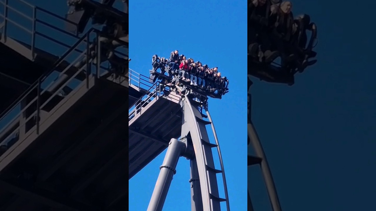 KRASSE Achterbahn!😱   #Heidepark #krake #soeckchen_tv #shortsmitmarietta #Achterbahn #rollercoaster