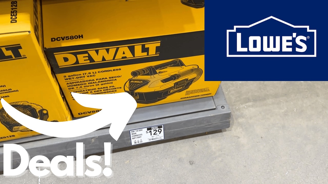В Lowe's появились ОГРОМНЫЕ скидки на инструменты &mdash; DeWalt, Craftsman, Ego.