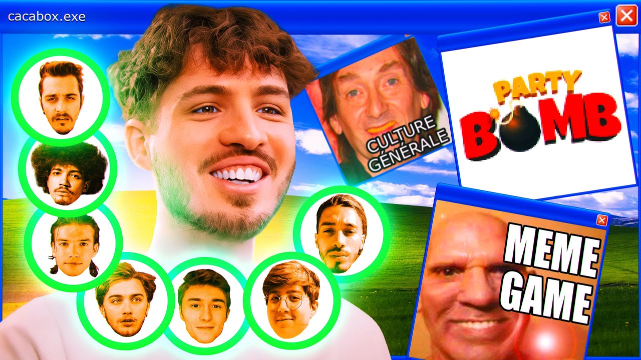 VOD // Mini-jeux - Terracid, Potatoz, Theorus, Hugo, Grim, Jean, Ecrisio, Diego