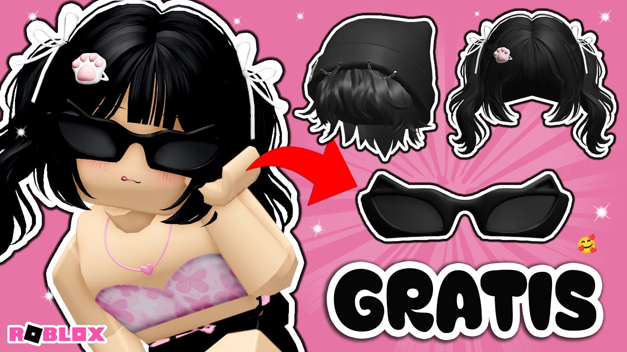 CONSIGA CABELOS + SKATE + CACTO E ITENS GRATIS HOJE NO ROBLOX