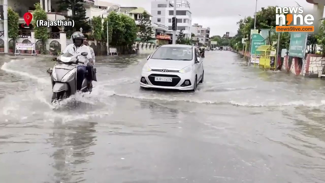 Rajasthan: Heavy Rain Lashes Parts of Ajmer | News9