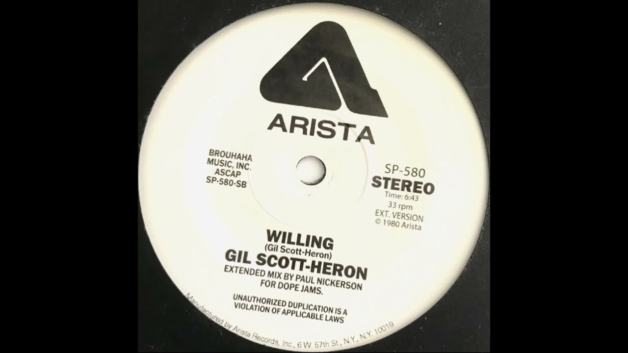 Gil Scott Heron - Willing - Extended Version  -  funkbox