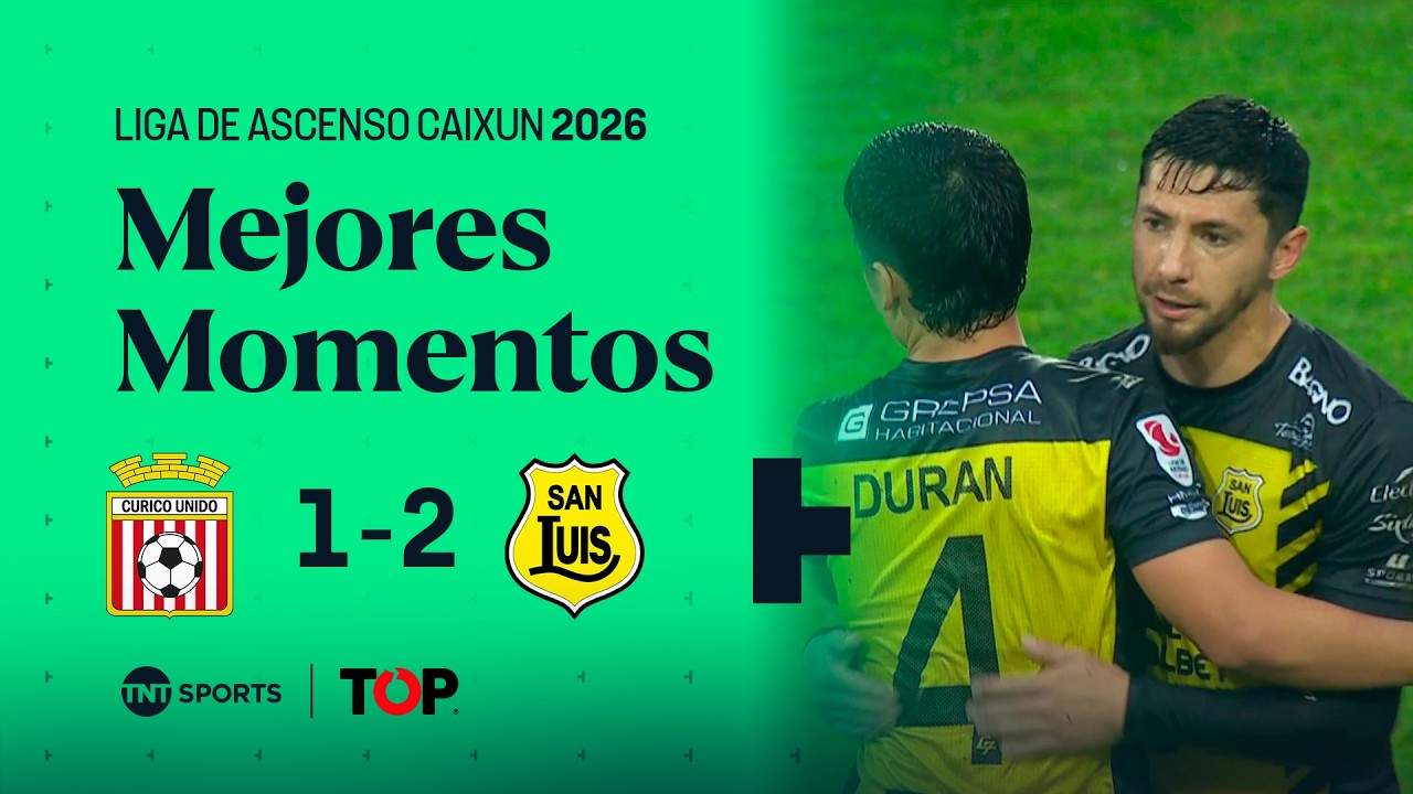 Compacto TOP | ⚪🔴 Curic&oacute; Unido 1 - 2 🟡⚫ San Luis | Liga de Ascenso Caixun 2026 - Fecha 17