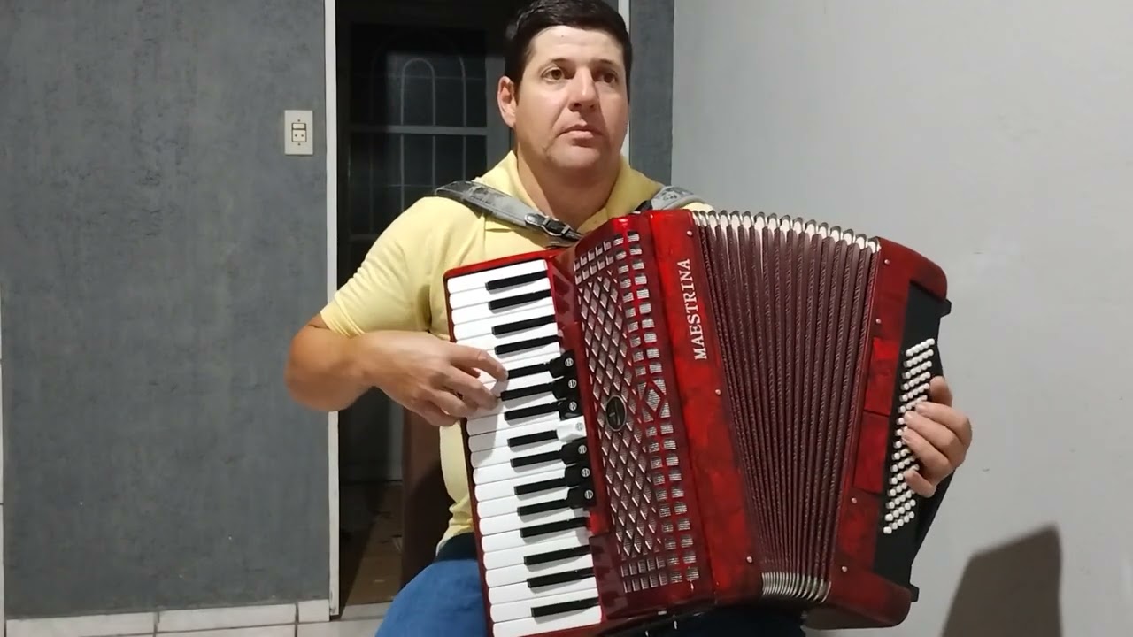 Alma cansada em solos de acordeon
