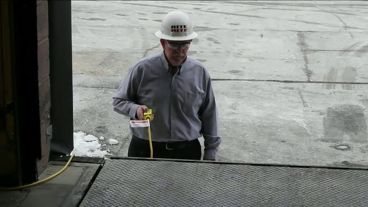 Rite-Hite Dock Leveler Pendant Station Usage