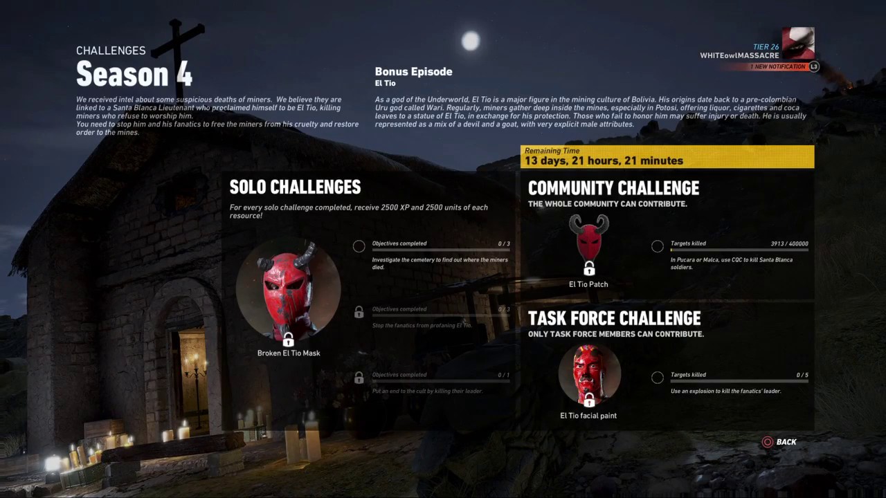 Tom Clancy's Ghost Recon&reg; Wildlands: Season 4 Bonus Episode (El Tio)