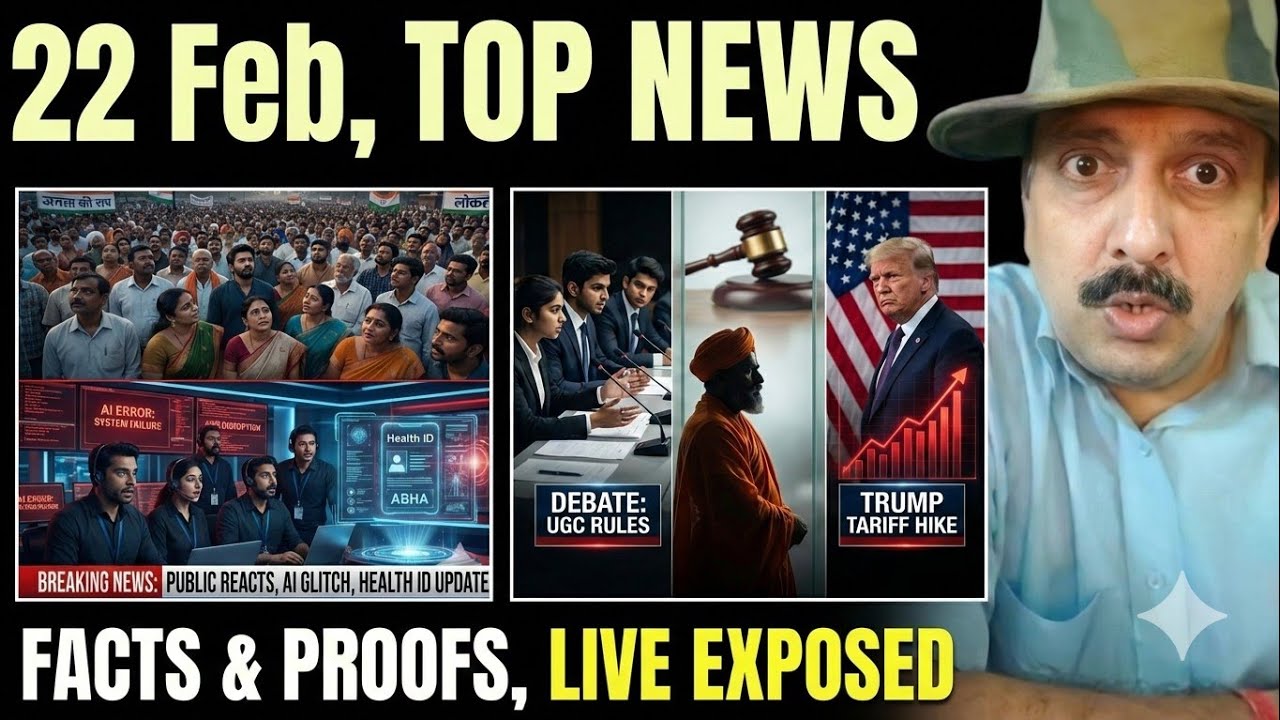 News । Health ID । Trump Tariff । UGC Protest । SCST Act । आरक्षण । FIR on Avimukteshwaranand