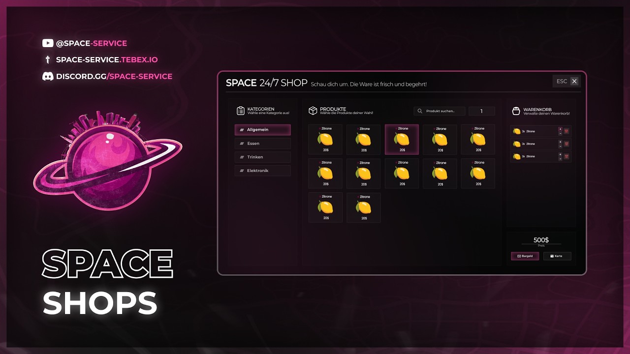 SP_SHOPS | by Space-Service! [ESX][FIVEM]