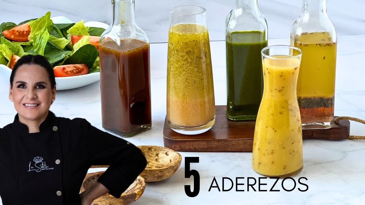 ¡Aprende a Crear los 5 Mejores Aderezos para tus Ensaladas!