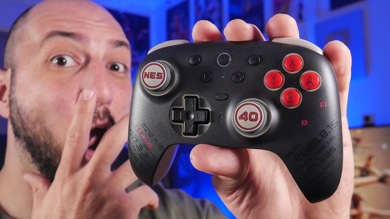 Mi mando favorito de 8BitDo 🔥 Ultimate 2 Bluetooth NES 40 Aniversario 🔥 PC y Switch 2