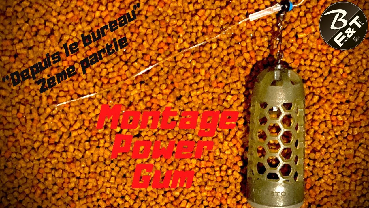 Peche au Feeder - MONTAGE POWER GUM, 