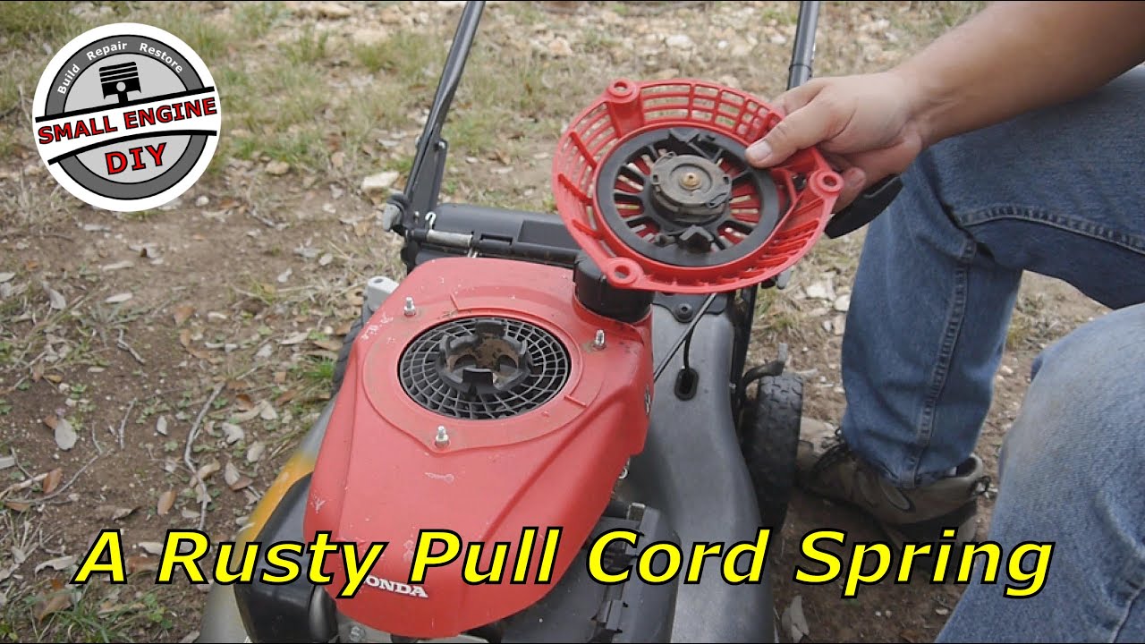 How to Fix a Honda Pull Cord Coil Spring