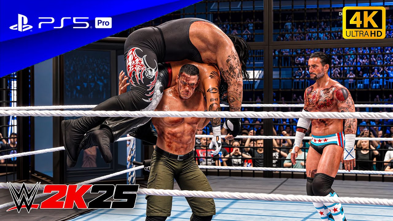 WWE 2K25 - Legendary Elimination Chamber Match | PS5™ Pro [4K60]