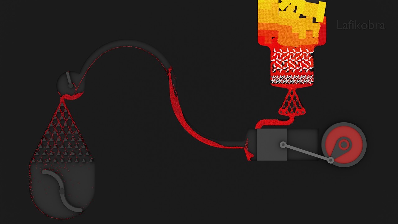 Shredding Tetris, Lava Tetris Shredding Machine 3  4K