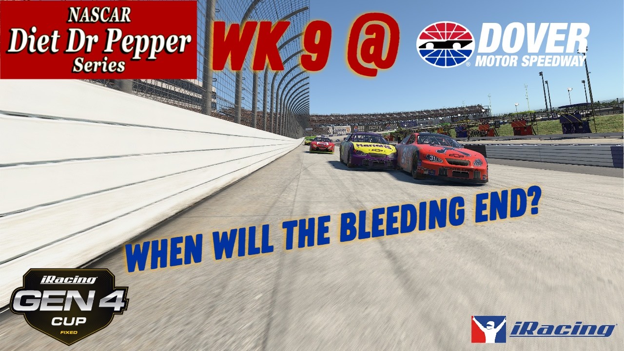 Nascar Gen 4 @ Dover in the #dietdrpepperseries  iRacing VR