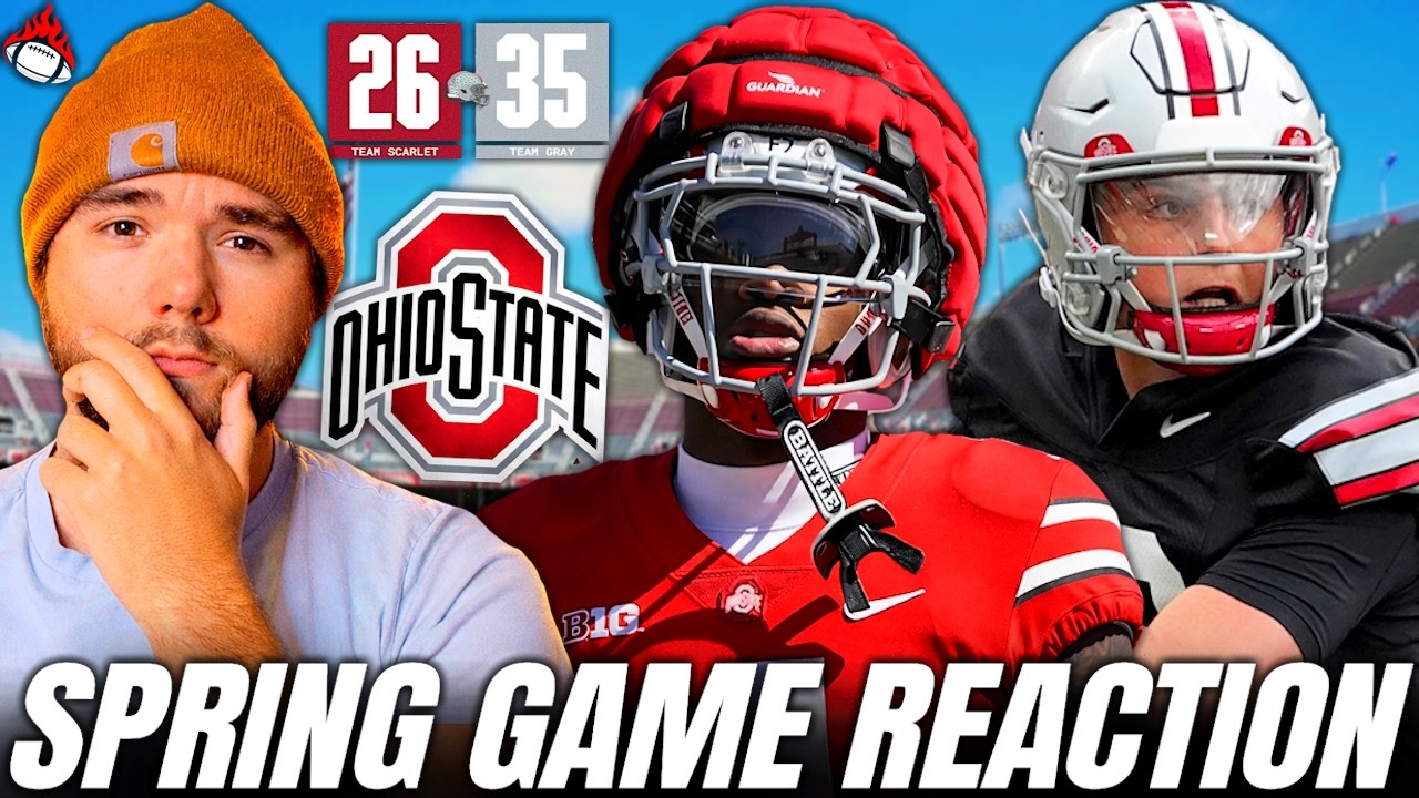 Ohio State Spring Game Reaction | Tavion St Clair to Chris Henry Jr is Elite!