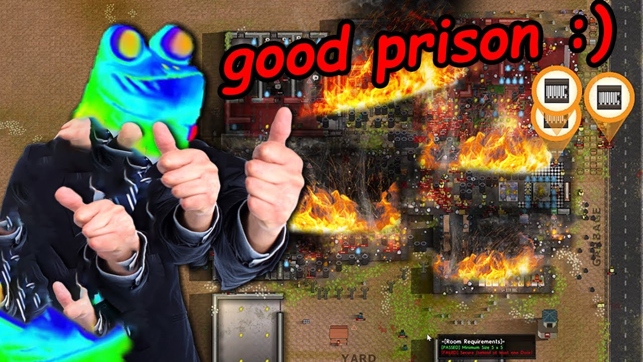 Building the most 𝙝𝙪𝙢𝙖𝙣𝙚 Prison in Prison Architect