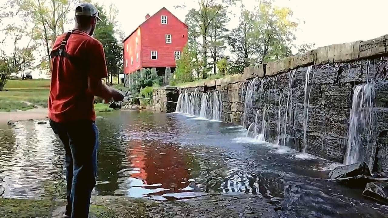 Fishing Below Historic Gristmill and Ocoee Dam