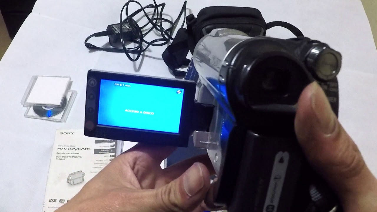 REVISANDO LA VIDEO CÁMARA SONY HANDYCAM DCR DVD 610