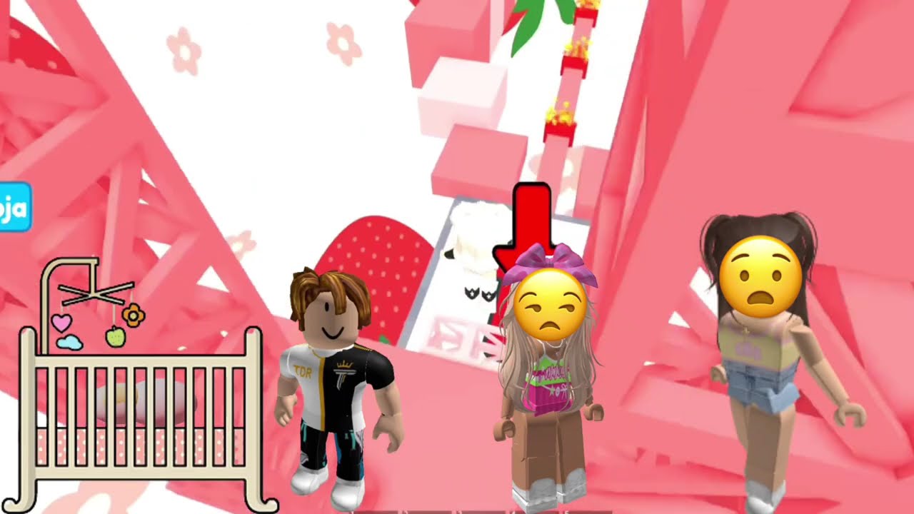 A menina malvada que batia na cara da bebezinha - Hist&oacute;ria Roblox