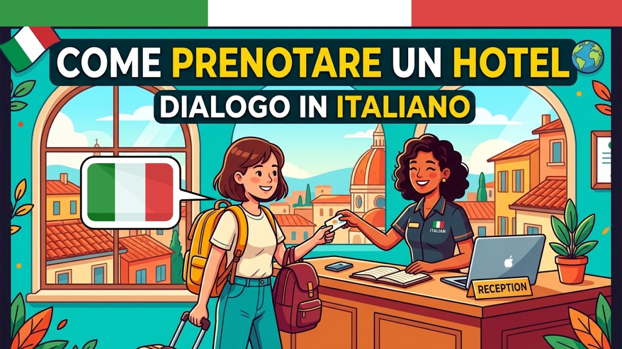 Impara l’Italiano Podcast: Prenotare una Camera d'Albergo in Italiano | Italiano Pratico Dialogo