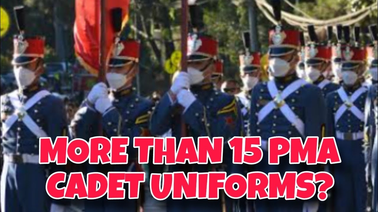 PMA CADETS WEAR VARIOUS TYPES OF UNIFORMS