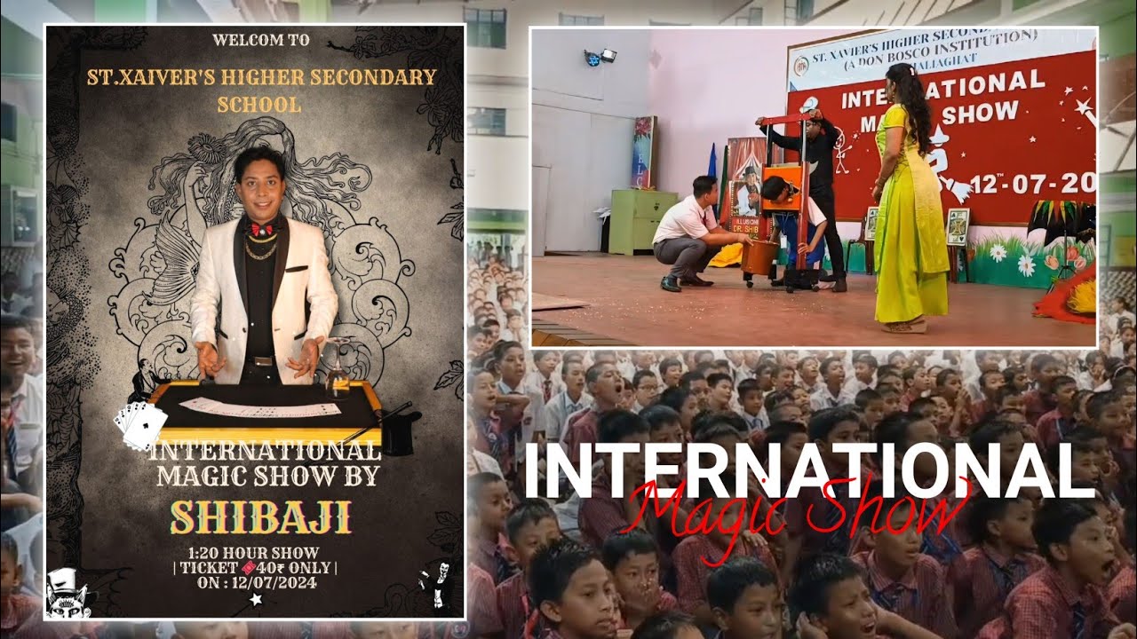 Dr. Shibaji Das, International Magic Show at Our School 🪄
