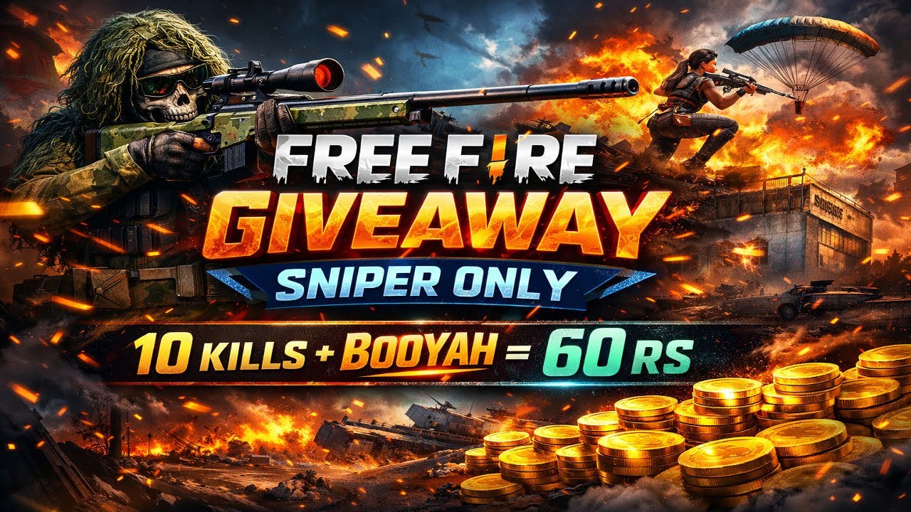 Free Fire Headshot challenge Giveaway | Road to 1k subscribers