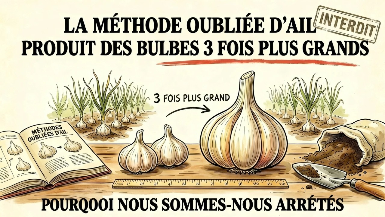 Les m&eacute;thodes perdues pour l'ail qui produisent des bulbes 3x plus gros &mdash; Pourquoi avons-nous arr&ecirc;t&eacute;